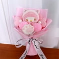 thumbnail image 5 of Kuromi My Melody Cinnamoroll Hello Kitty Sanrio Anime Doll Toy Cartoon Plush Bouquet Woman Valentine‘s Day Girls Christmas Gifts, 5 of 7