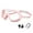 Pink, variant on Swim Goggles with Nose Clip & Ear Plugs, Anti-Fog No Leak UV Protection 180° Clear Vision Pool Goggles for Swimming & Water Sports(A,17.5x8.5x8cm)(Pink,17.5x8.5x8cm)