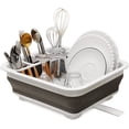 thumbnail image 1 of Kitchen Foldable Dish Rack Drain Bowl Cutlery Tray Portable Drying Rack Household Shelf Tableware Storage Rack, 1 of 6
