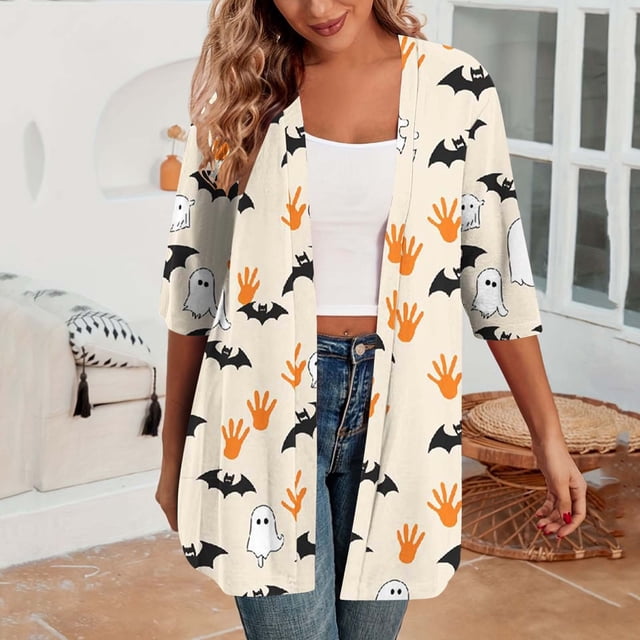 LOVZFMLL Cardigan pour Femmes, Cardigan Polyvalent de Loisirs pour Femmes
