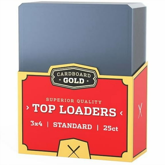 (500) CBG Standard Card Toploaders Pro Top Loaders Ultra Cardboard Gold BCW