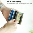 thumbnail image 3 of Ludlz Stainless Steel Business ID Credit Card Holder RFID Blocking Protector Case Box, 3 of 6