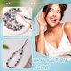 thumbnail image 5 of 200 cuentas de vidrio de estrella de 10 colores, galvanizadas, de 10 mm, con forma de estrella de colores, colgantes, cuentas espaciadoras para hacer joyas, pulseras y collares., 5 of 5