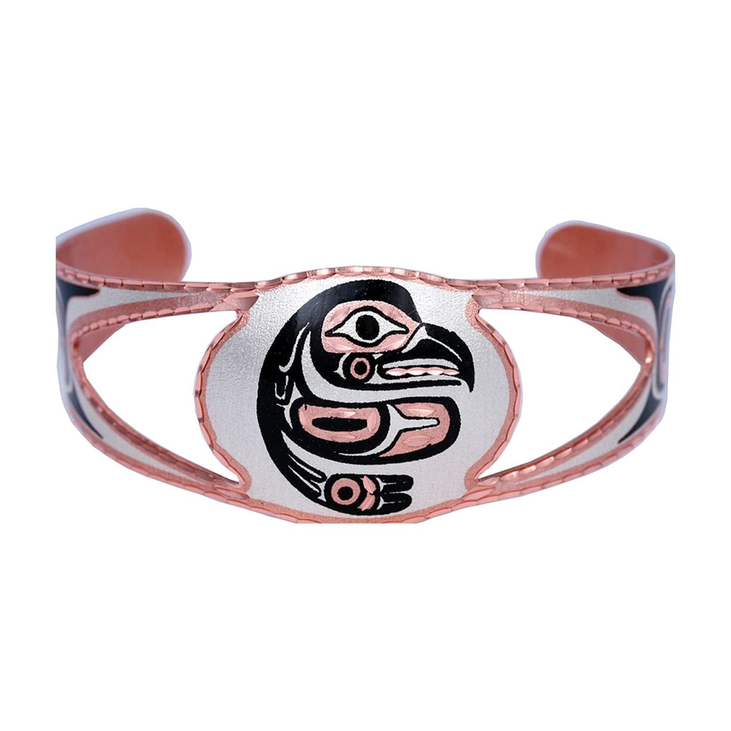 Silver Plated Copper Cuff Bracelet – Sea Turtle Design Adjustable Bangle, Handmade Artisan Jewelry - View #3