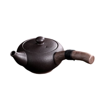 Japanese Tea Set With Lotus Koi Design - 22oz Teapot & 4 Cups With Infuser