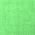 thumbnail image 1 of Ahgly Company Indoor Square Abstract Emerald Green Modern Area Rugs, 3' Square, 1 of 4