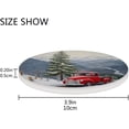 thumbnail image 4 of Christmas Truck Coasters Absorbent Moisture Non-Slip Drink Coaster Ceramic Stone with Cork Base Desktop Protection, 2PCS, 4 of 6