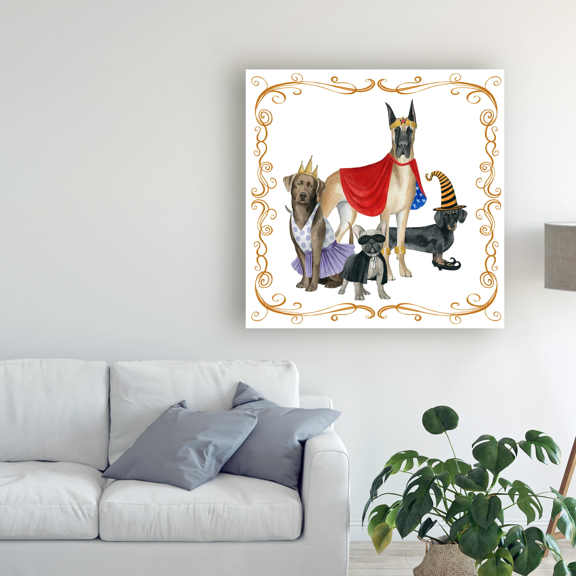 Trademark Fine Art 'Halloween I' Canvas Art by Grace Popp