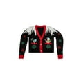 thumbnail image 5 of Jollidays Women's Sweet Gingerbread Button Front V-neck Christmas Cardigan, Sizes S-XL, 5 of 6