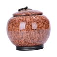 thumbnail image 1 of Jarrón de jengibre de cerámica de estilo chino antiguo, tarro de almacenamiento de alimentos, jarrón de cerámica decorativo con tapa hermética para C Macarena Tarro de jengibre de cerámica, 1 of 8