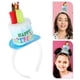 thumbnail image 3 of KAKOWELY Diadema de pastel de cumpleaños, suministros para fiestas, accesorios para sombreros de cumpleaños, tocados de cumpleaños para fiestas temáticas y celebraciones, 3 of 4