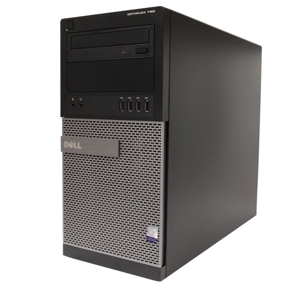 Restored Dell OptiPlex 790 Desktop Tower Computer Bundle With Monitor Not Included, Intel Core i7, 16GB RAM, 2TB HD, DVD-ROM, Windows 10 (Refurbished)