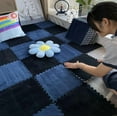 thumbnail image 2 of 30*30CM Soft Plush Kids Carpet Baby Play Mat 10PCS Puzzle Carpet Warm Playmat Interlocking Exercise Tiles Foam Children's Mat, 2 of 10