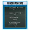 thumbnail image 5 of Aarco Products ADC3630HB 1-Door Enclosed Directory Cabinet with Header - Blue, 5 of 6