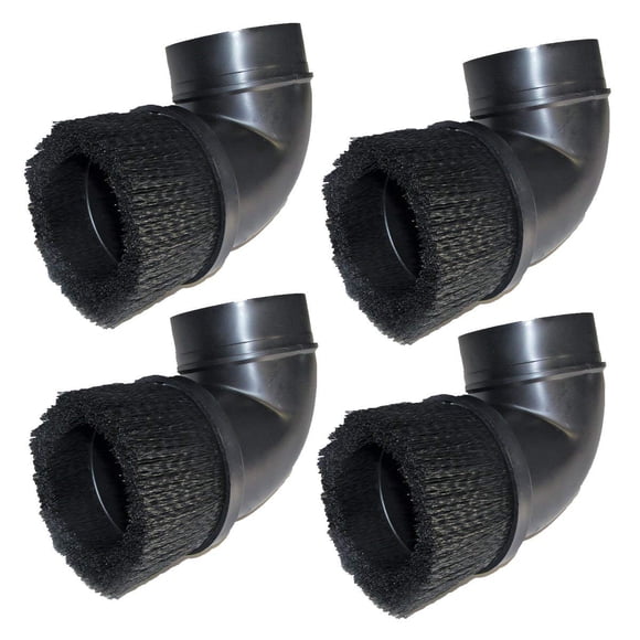 Pièce de Rechange pour Aspirateur d'Atelier 2-1/2 Pouces Plastique 4 Brosse à Poussière // SVR-5300, 88-1600-07, 88-1610-05