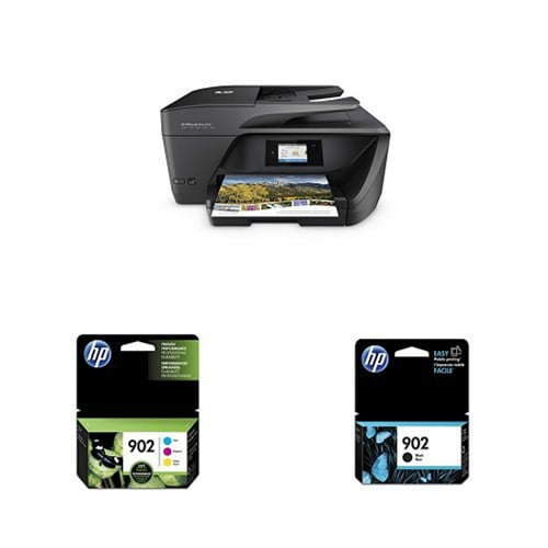 Hp Officejet Pro 6968 Aio Photo Printer With 902 Black And Tri Color Original Ink Cartridge Officejet Pro 6968 All In One Printer Walmart Com Walmart Com
