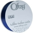 thumbnail image 5 of Offray Ribbon, Navy 7/8 inch Single Face Satin Polyester Ribbon, 18 feet, 5 of 8