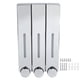 thumbnail image 2 of Shampoo Container, Liquid Press Button Style 3 Compartments Wall Mount Soap Dispenser Electroplating For Bathroom For Toilet ANGGREK Otros, 2 of 8