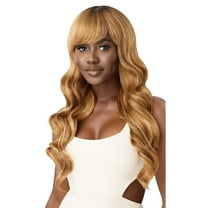 Outre Wigpop Synthetic Full Wig - VEENA (Color:DR MILK CHOCOLATE)