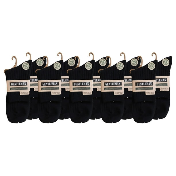 1 pares de calcetines de pantorrilla para hombre, calcetines térmicos, medias, calcetines cómodos y suaves, Negro