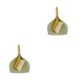 thumbnail image 4 of Wosthever Escoba pequeña de esquina de fácil limpieza de plástico y juego de cepillo de limpieza biselado, pala de fácil operación, 2 uds. Verde 2Conjunto, 4 of 6