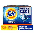 thumbnail image 3 of Tide PODS Liquid Detergent Pacs 4-in-1 Ultra Oxi 104 Count, 3 of 3