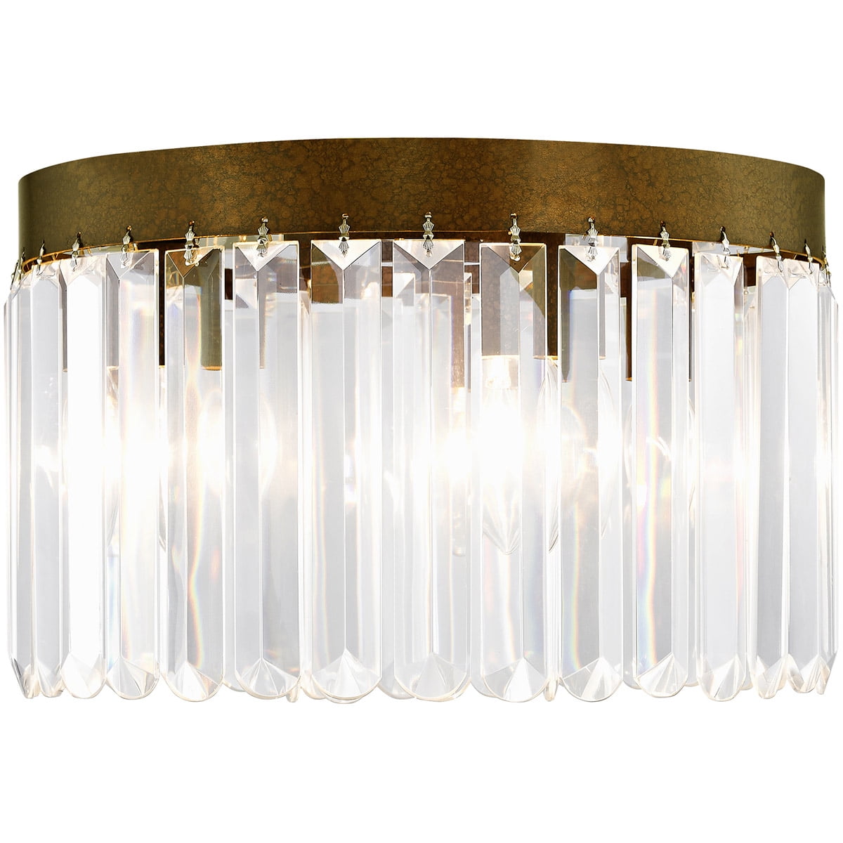 4 Light Palacial Bronze Ceiling Light fixture with Steel base material