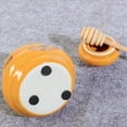 thumbnail image 3 of 2X Tarro de Miel de Colmena de CeráMica y Tarro de Miel con Cazo de Madera con Tapa Barra de AgitacióN de Miel para Suministros de Tarro de Miel Accesorios de Cocina, 3 of 5
