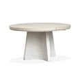 thumbnail image 4 of Magnussen Home Lorelei Misty Cloud Extendable 54" Round Dining Table, 4 of 11