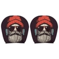 thumbnail image 1 of Funny Car Print Headrest Cover Universals Stretchy Style Interesting Headpiece, 1 of 6