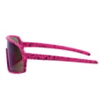thumbnail image 5 of Piranha Eyewear Reflection Neon Pink Shield Sunglasses for Kids Ages 4-10 with Blue Mirror Lens, 5 of 5