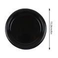 thumbnail image 3 of EclipseJewels 100-Pack Environmentally Friendly Disposable Paper Trays, 6-Inch Black Appetizer or Dessert Plates for Large Gatherings, Bulk Compostable Party Supplies,Multicolor, 3 of 6