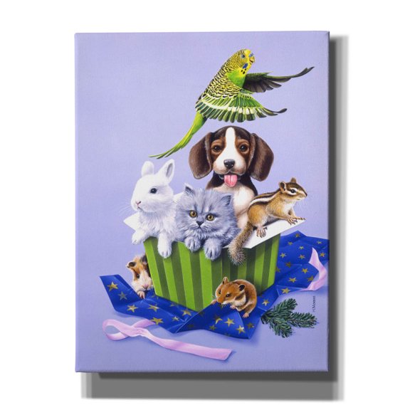 Epic Graffiti 'Pets' by Harro Maass, Canvas Wall Art, 12"x16"