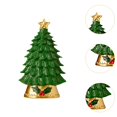thumbnail image 4 of Adorno de mesa en miniatura para árbol de Navidad, accesorio para fotografía de boda, artesanía de resina de escritorio, estatua navideña Verde, 4 of 7