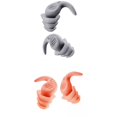 thumbnail image 1 of 2 Almohadillas para Los Oídos con Cancelación de Ruido de Silicona para Dormir, Roncar, Nadar, Gris Y Rosa. Baoblaze tapones para auriculares, 1 of 8