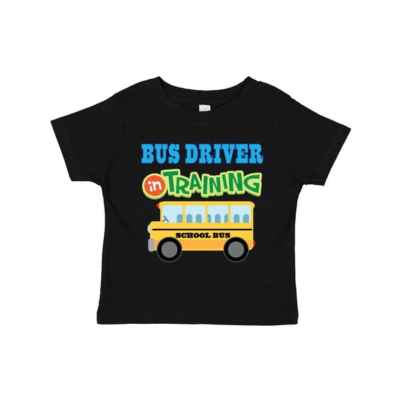 Inktastic Bus Driver in Training Boys or Girls Toddler T-Shirt