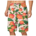 thumbnail image 1 of FhsagQ Mens Board Shorts 7 Inch Inseam with Liner Mens Summer Digital 3D Coconut Tree Printed Ventilate Shorts Elasticated Waisted Beach Pants Mens Board Shorts Long 4th of July M, 1 of 4