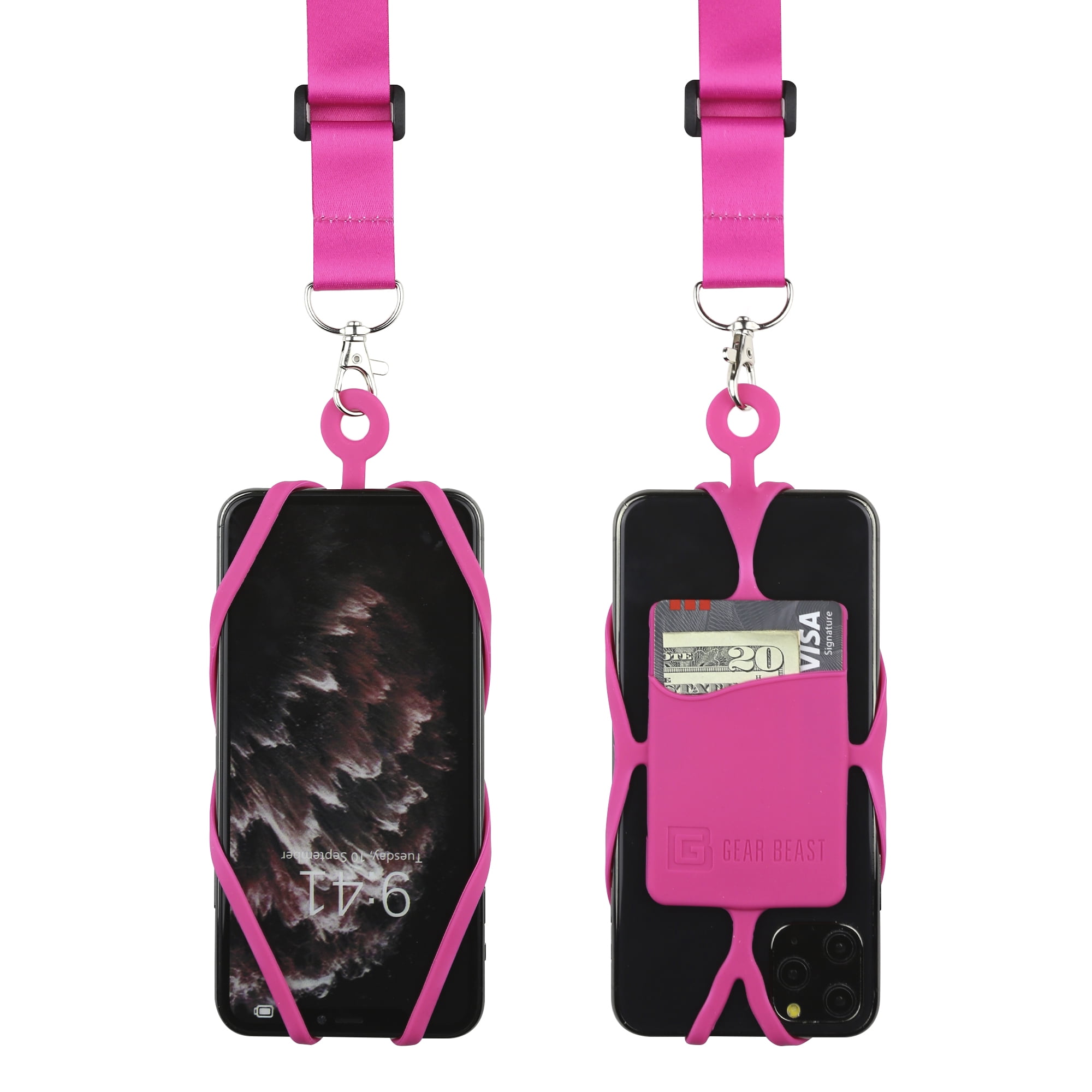 Gear Beast Cell Phone Lanyard with Adjustable Neck Strap Compatible