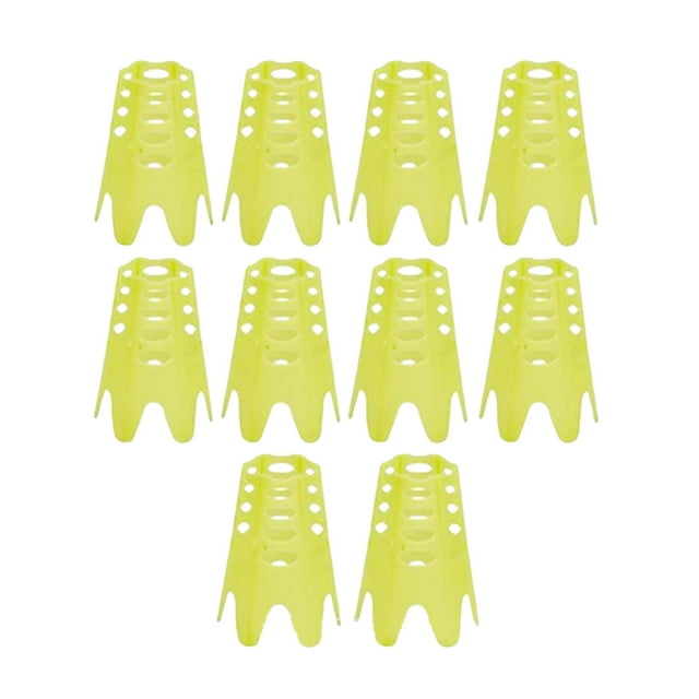 koolsoo Professional Golf Mat Tees Plastic Easy to Install Stability Golf Simulator Tees Yellow