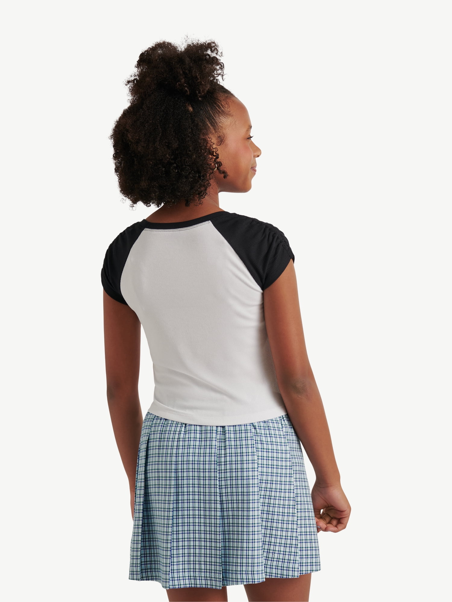Justice Girls Short Sleeve Raglan Tee, Sizes XS - XLP