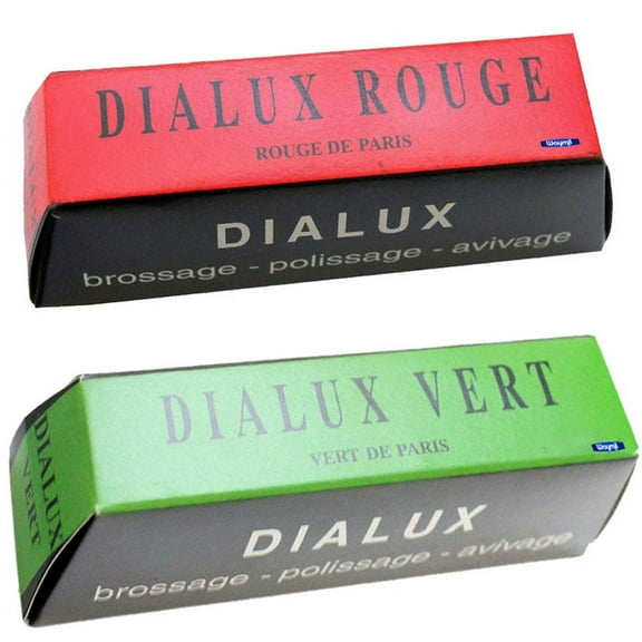 Jewelers Rouge Red & Green Dialux Polishing Compound for Gold Silver Jewelry