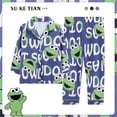 thumbnail image 4 of Conjunto de pijama con estampado de Sanrios para niños, cárdigan bonito de dibujos animados, My Melody, Kuromi, Pochacco, ropa Kawaii de manga larga, regalo para niños, 4 of 4