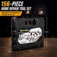 156-Piece Tool Kit for Home - Basic Tool Set with Secure Storage Case ...