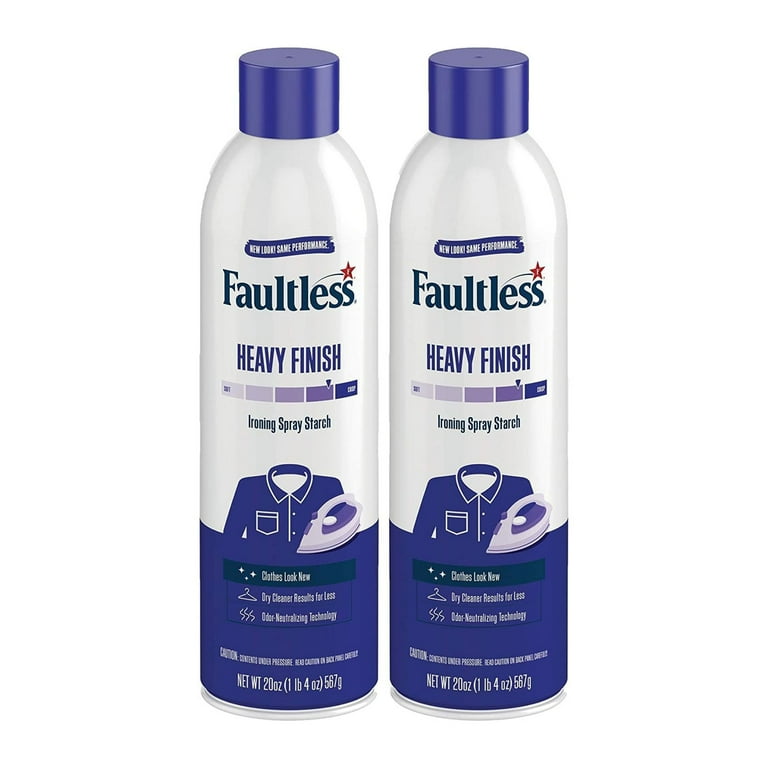 Faultless Ironing Spray Starch, Heavy Finish, 20 oz (1 lb 4