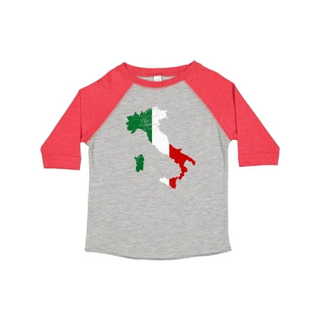 

Inktastic Italian Map Flag Gift Toddler Boy or Toddler Girl T-Shirt