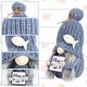 thumbnail image 4 of Adorable Muñeco Sin Cara De Peluche Con Gorro De Punto Y Detalles De Espina De Pescado. Figura Decorativa Con Temática De Perro Y Enano., 4 of 7