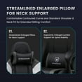 thumbnail image 3 of GTRACING Gaming Chair with Footrest Ergonomic Reclining Office Chair Swivel Rocker, Red, 3 of 8