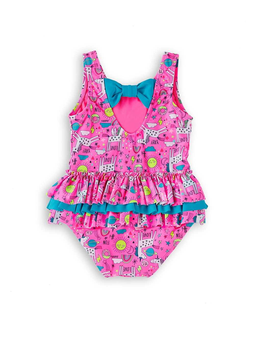 Wowease Patented Baby One-Piece Bathing-Suit Uni-Cutie with Magnetease Technology