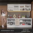 thumbnail image 3 of Cocina Integral Completa Modular Madesa Agata 240cm BM 01, 3 of 5