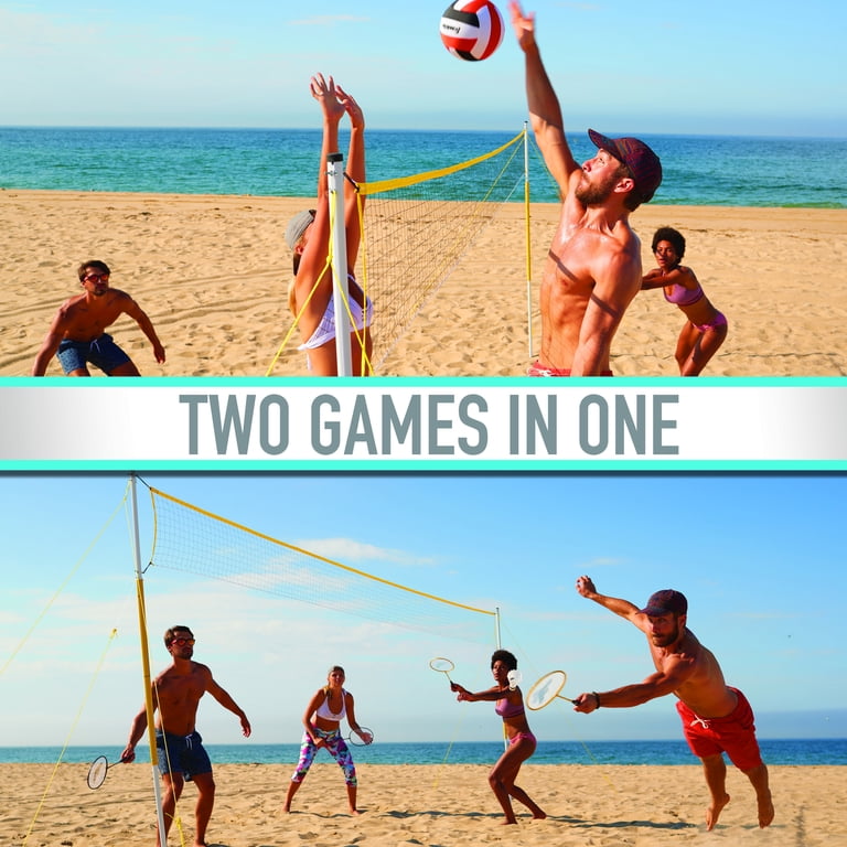 Franklin Sports Volleyball & Badminton Combo Set photo 3